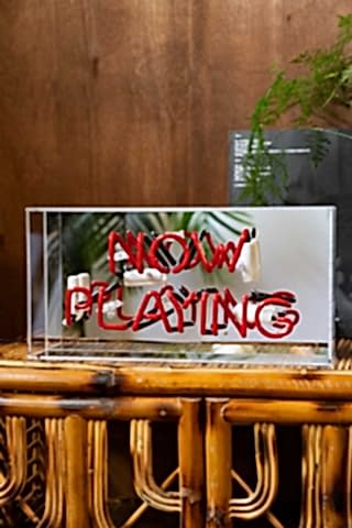 Image of the Now Playing Neon Light Box